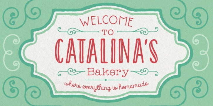 Catalina font preview