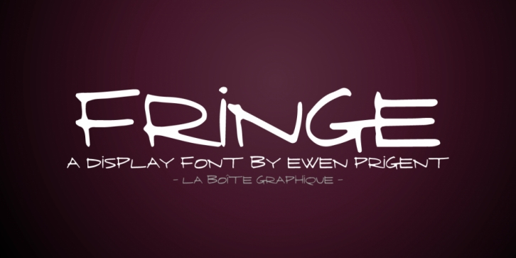 Fringe font preview