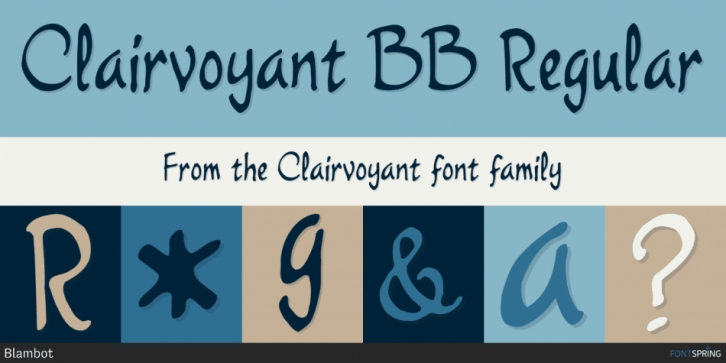 Clairvoyant font preview