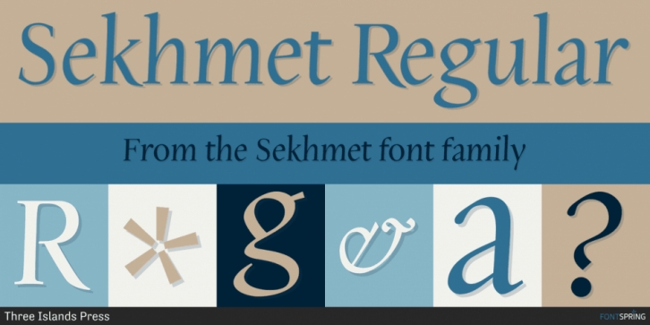 Sekhmet font preview