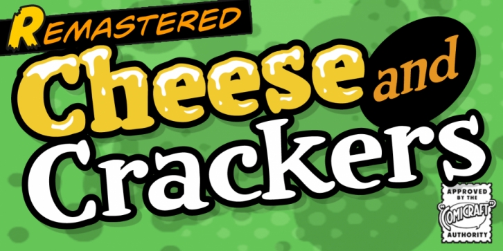 Cheese And Crackers font preview