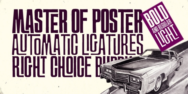 Master of Poster font preview