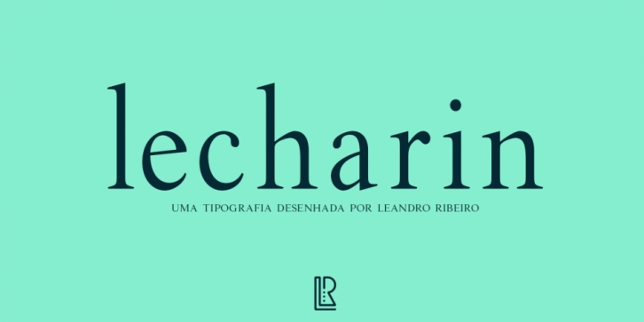 Lecharin font preview