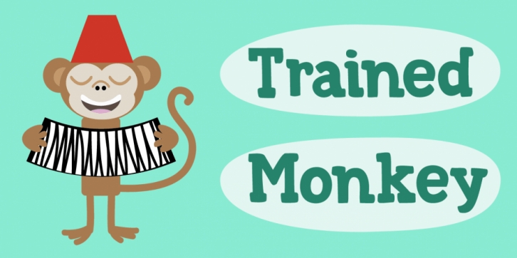 Trained Monkey font preview