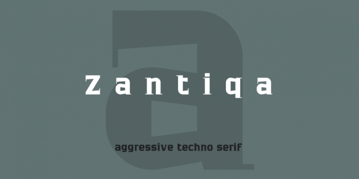 Zantiqa 4F font preview