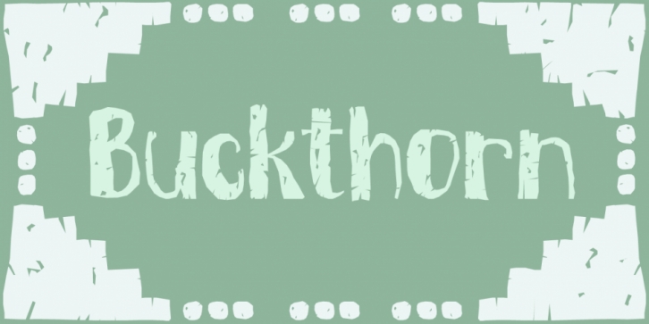 Buckthorn font preview