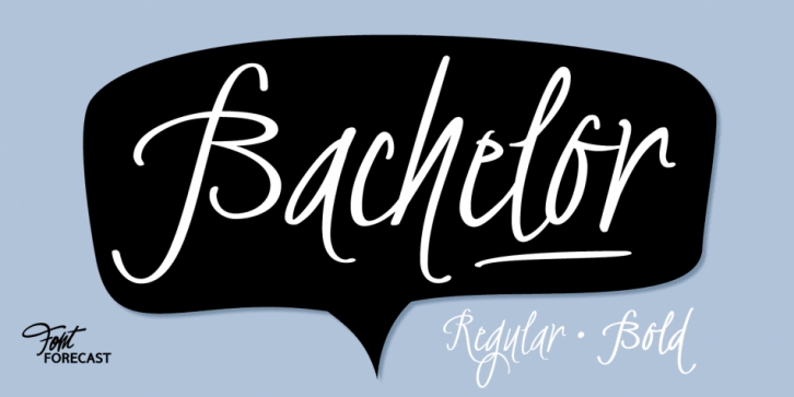 BachelorScript font preview