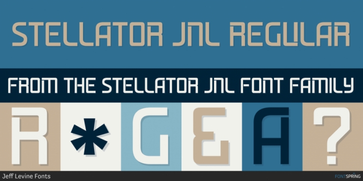 Stellator JNL font preview