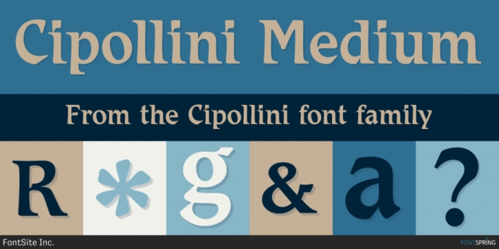 Cipollini font preview