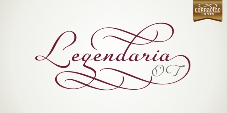 Legendaria OT font preview