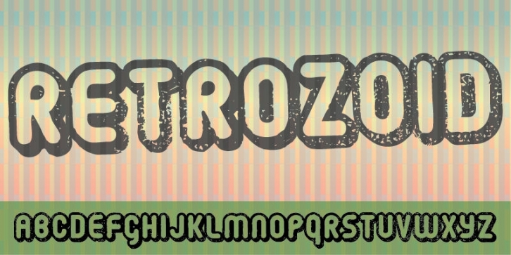 Retrozoid font preview