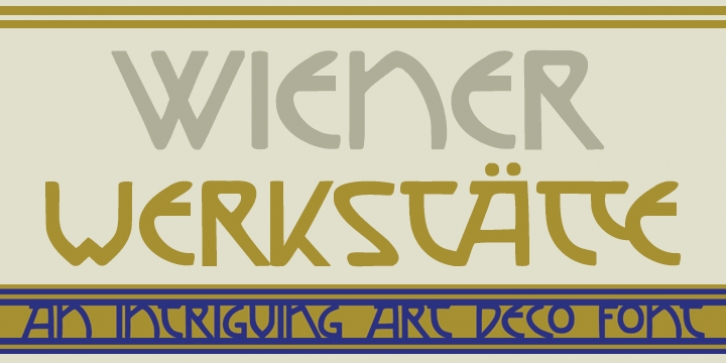 Vienna Workshop font preview
