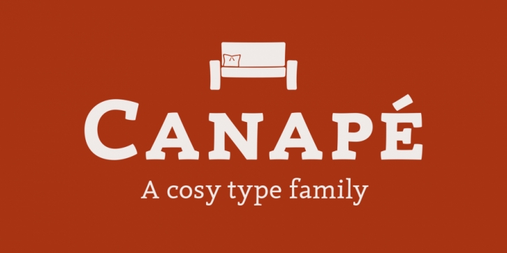 Canapé font preview