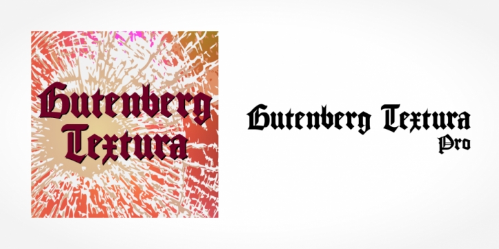 Gutenberg Textura Pro font preview