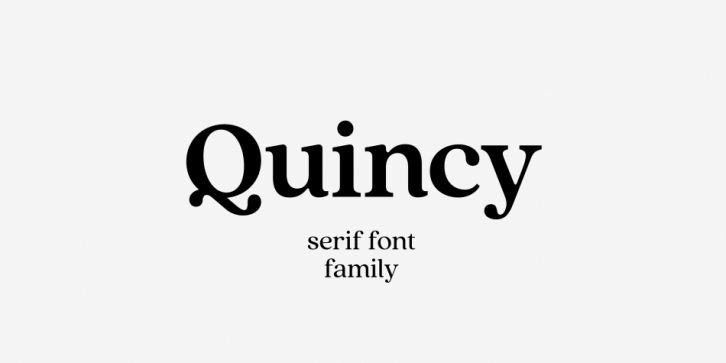Quincy CF font preview