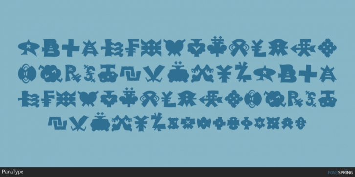 Alien Alphabet font preview