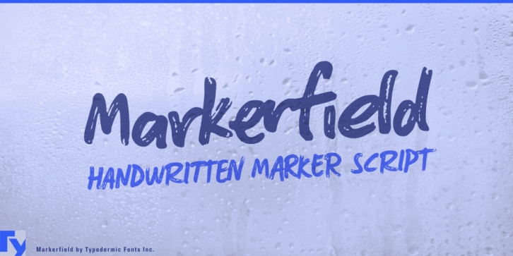 Markerfield font preview