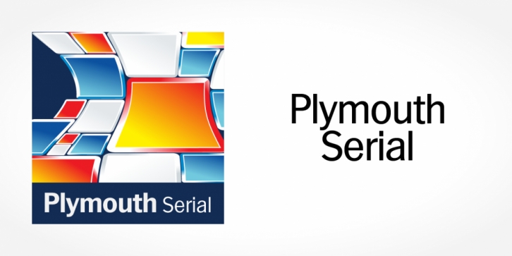 Plymouth Serial font preview