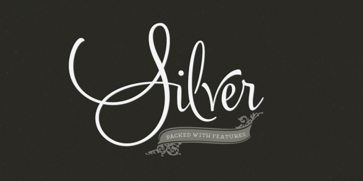 Silver font preview