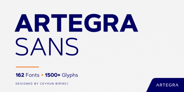 Artegra Sans font preview