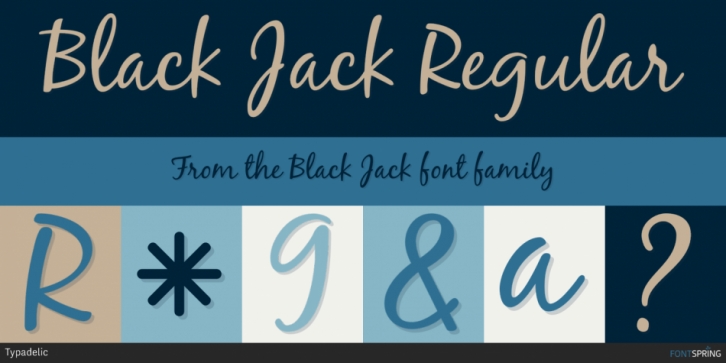 Black Jack font preview