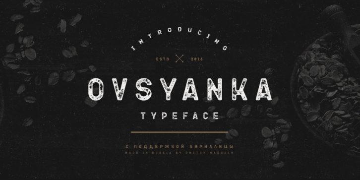 Ovsyanka font preview