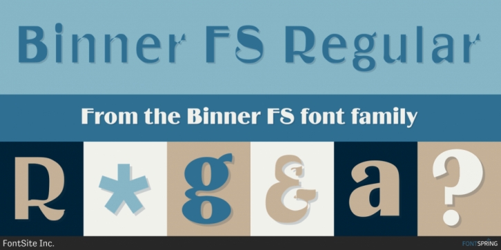 Binner FS font preview