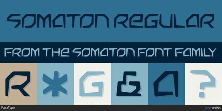Somaton font preview
