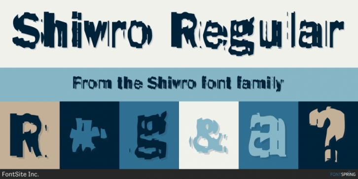 Shivro font preview