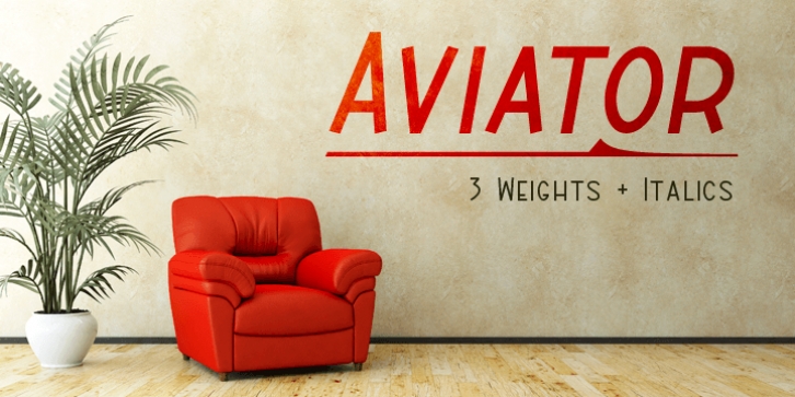 ABTS Aviator font preview