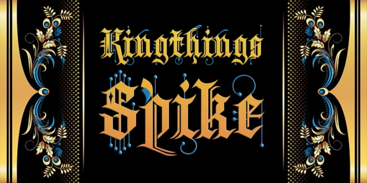 Kingthings Spike Pro font preview