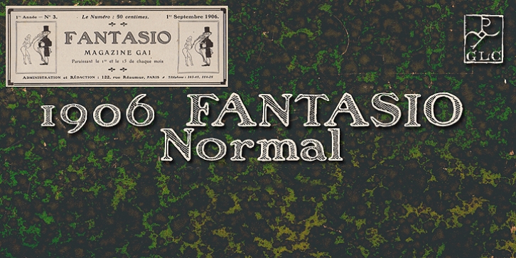 1906 Fantasio font preview