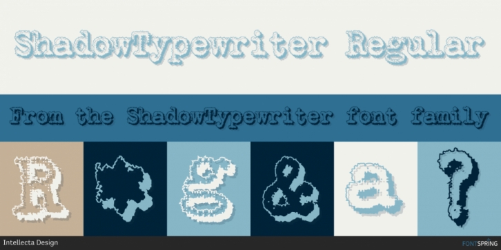 ShadowTypewriter font preview