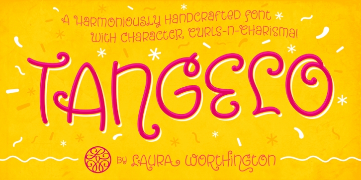 Tangelo font preview