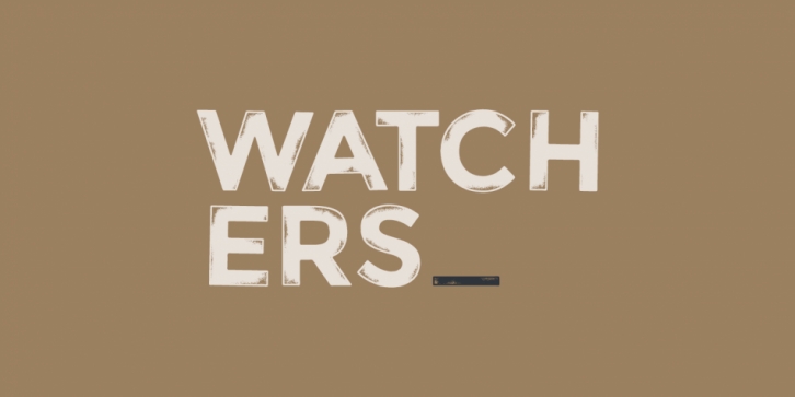Watchers font preview