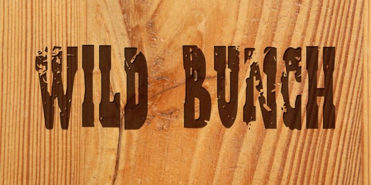 Wild Bunch font preview