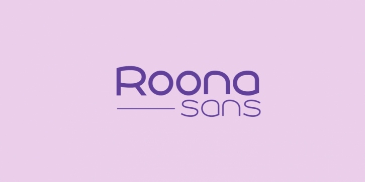 Roona Sans font preview