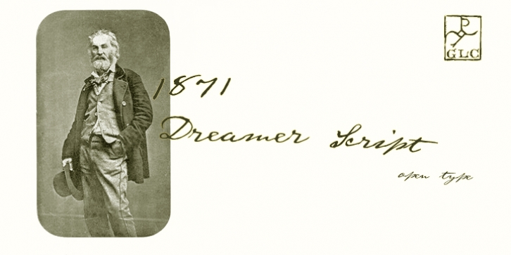 1871 Dreamer Script font preview