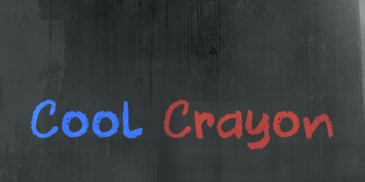 Cool Crayon font preview