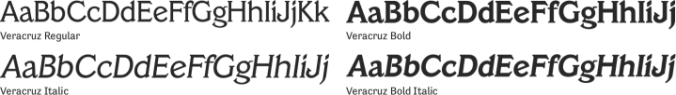 Veracruz Font Preview