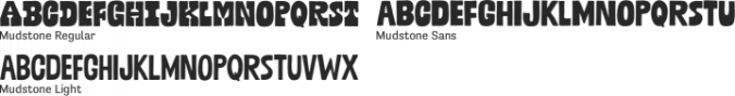 Mudstone Font Preview