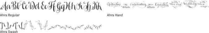 Ahra Font Preview