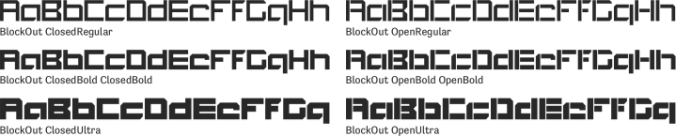 BlockOut font download