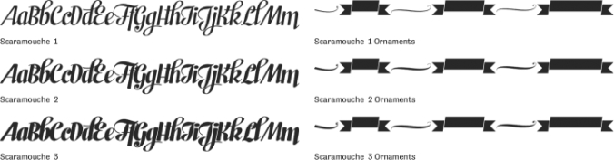 Scaramouche Font Preview