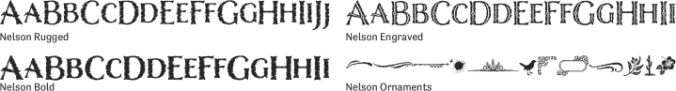 Nelson Font Preview