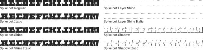 Spike bot font download