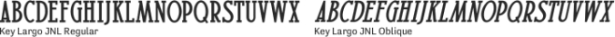 Key Largo JNL Font Preview