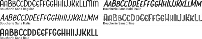 Boucherie Sans Font Preview