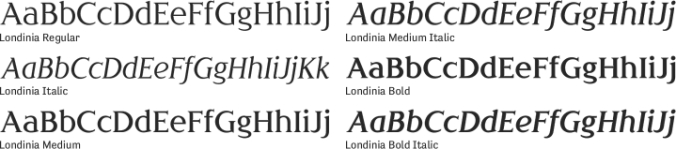 Londinia Font Preview