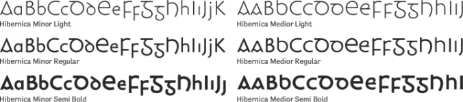 Hibernica Font Preview
